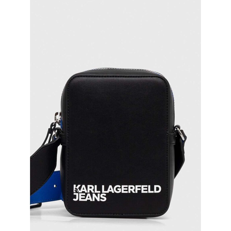Σακίδιο πλάτης Karl Lagerfeld Jeans χρώμα: μαύρο