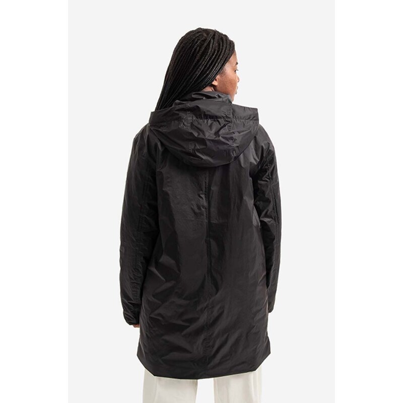 Μπουφάν Rains Padded Nylon Coat χρώμα: μαύρο F30