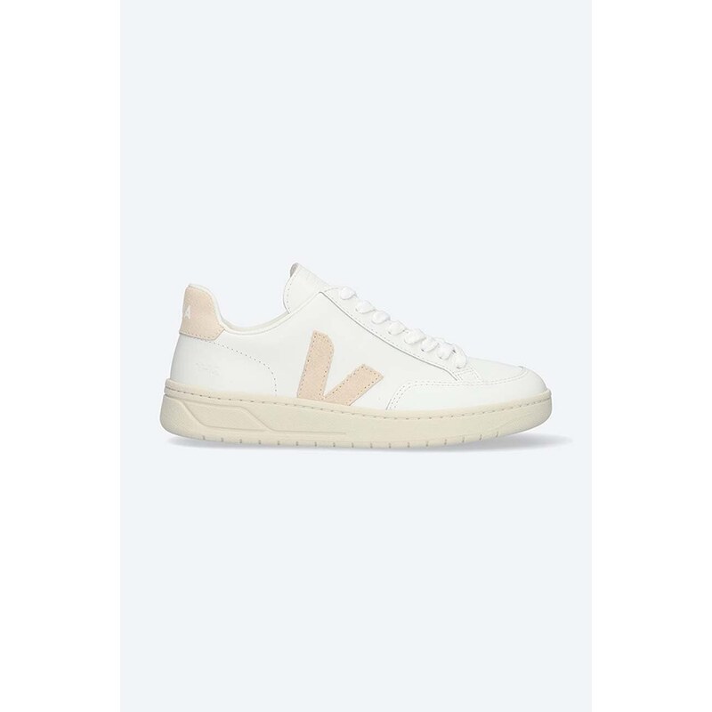 Δερμάτινα αθλητικά παπούτσια Veja V-12 χρώμα: άσπρο XD0202335 F3XD022335