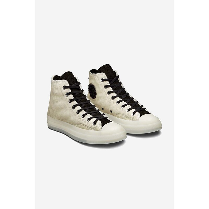 Πάνινα παπούτσια Converse x Josh Vides Chuck 70 χρώμα: άσπρο