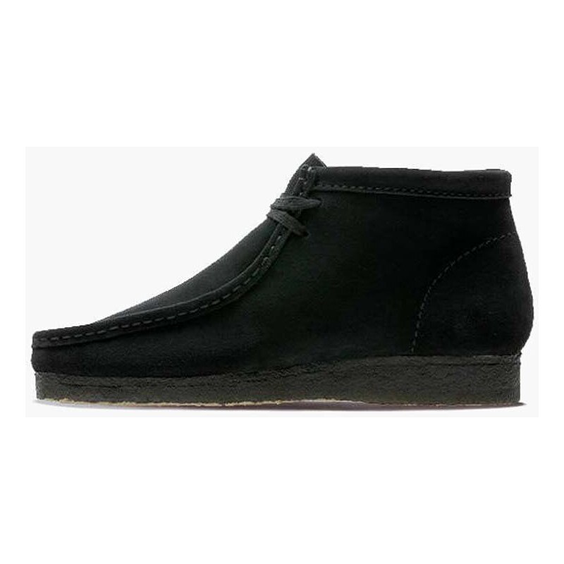 Clarks Originals Σουέτ κλειστά παπούτσια Clarks Wallabee Boot χρώμα: μαύρο 26155517 F326155517