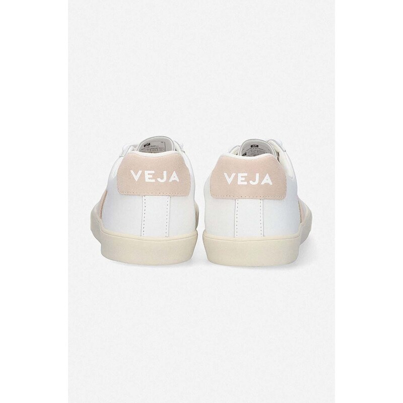 Δερμάτινα αθλητικά παπούτσια Veja Esplar Logo χρώμα: άσπρο EO0202335