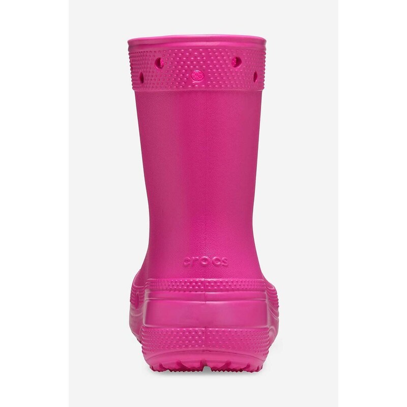 Ουέλλινγκτον Crocs Classic Rain Boot χρώμα: ροζ