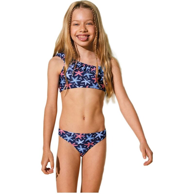 Ysabel Mora Παιδικό-Εφηβικό Μαγιό Κορίτσι Bikini-Set Starfish