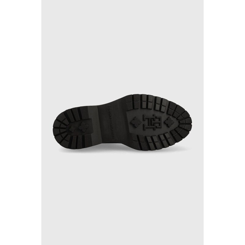 Μπότες τσέλσι Tommy Hilfiger FEMININE SEASONAL χρώμα: μαύρο, FW0FW07226 F3FW0FW07226