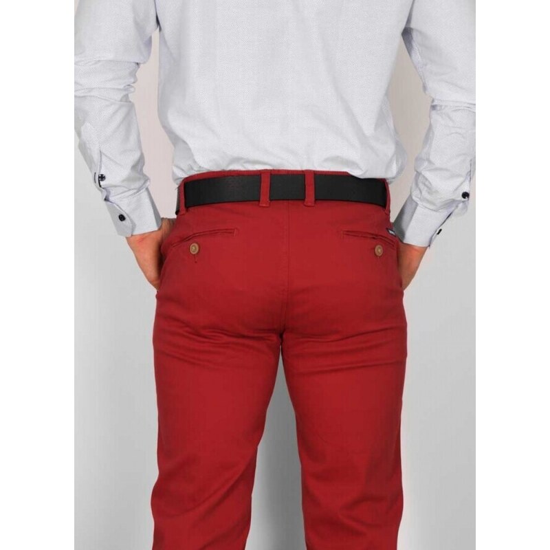 Double Παντελόνι με Τσέπες Chinos Rebase - Κόκκινο - 010011