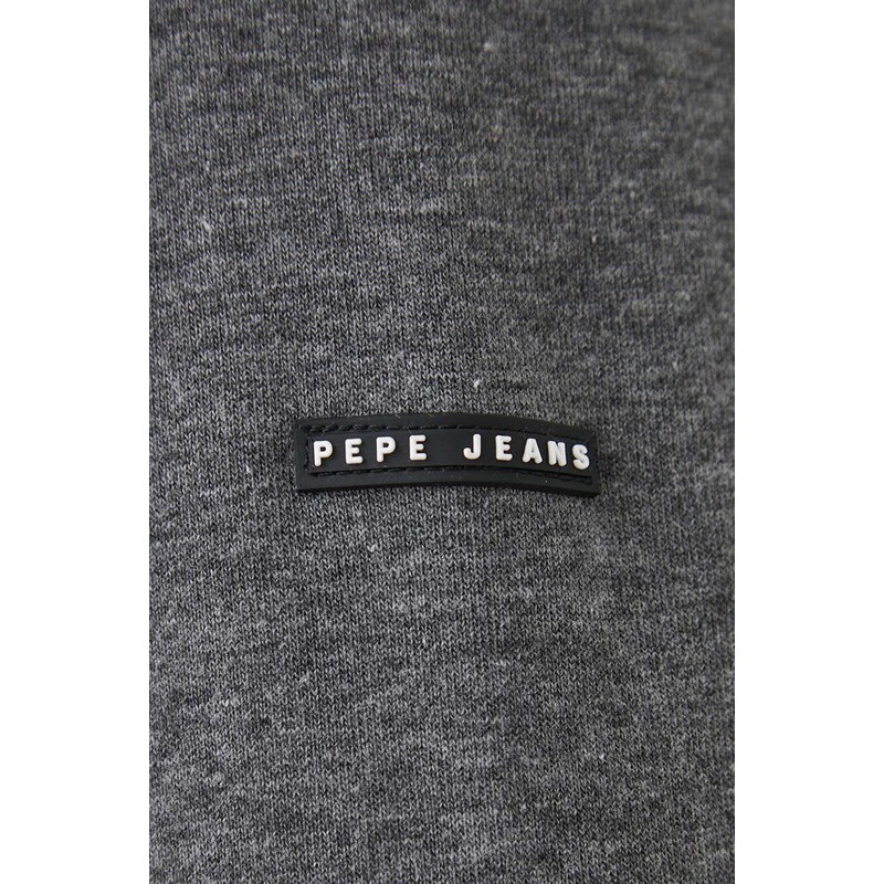Μπουφάν Pepe Jeans Bryson χρώμα: γκρι