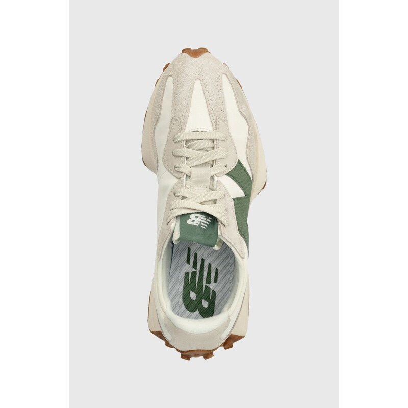 Δερμάτινα αθλητικά παπούτσια New Balance U327LX χρώμα: άσπρο F30