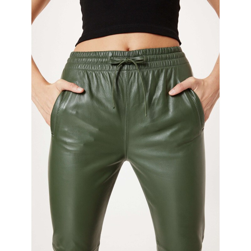 OAKWOOD Παντελόνι 'GIFT' σκούρο πράσινο