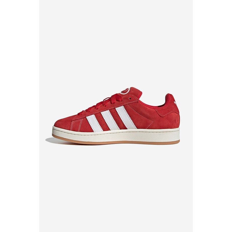 Σουέτ αθλητικά παπούτσια adidas Originals Campus 00S χρώμα: κόκκινο