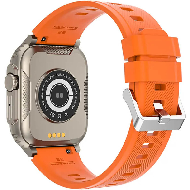 Smartwatch Microwear A70 600mAh Battery - Orange Silicone