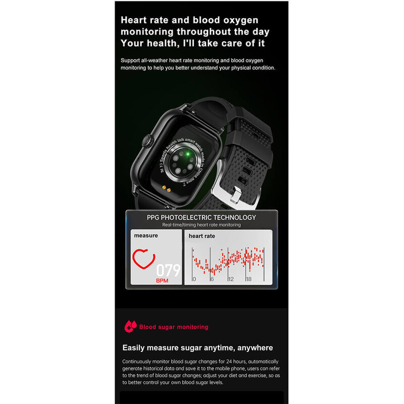 Smartwatch Microwear F12 Ελληνικό μενού- Black Steel