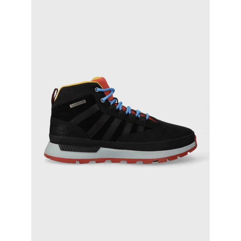 Παπούτσια Timberland Euro Trekker Mid Leather χρώμα: μαύρο, TB0A62EM0151 F3TB0A62EM0151