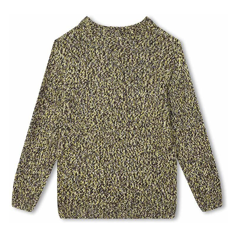 Παιδικό πουλόβερ από μείγμα μαλλιού BOSS χρώμα: πράσινο