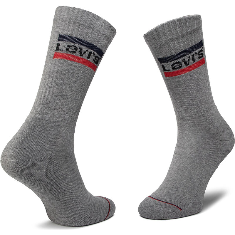Σετ 2 ζευγάρια ψηλές κάλτσες unisex Levi's