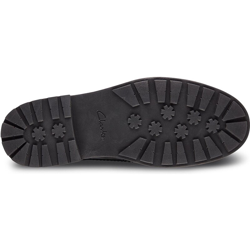Scarpe Clarks Cloudsteppers Circuit Tie - Oxford Da Donna In Maglia Nera, Lavabili In Lavatrice, Taglia 11
