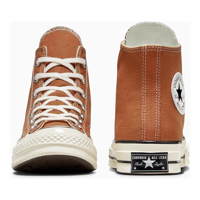 Πάνινα παπούτσια Converse Chuck 70 χρώμα: καφέ, A04588C F3A04588C
