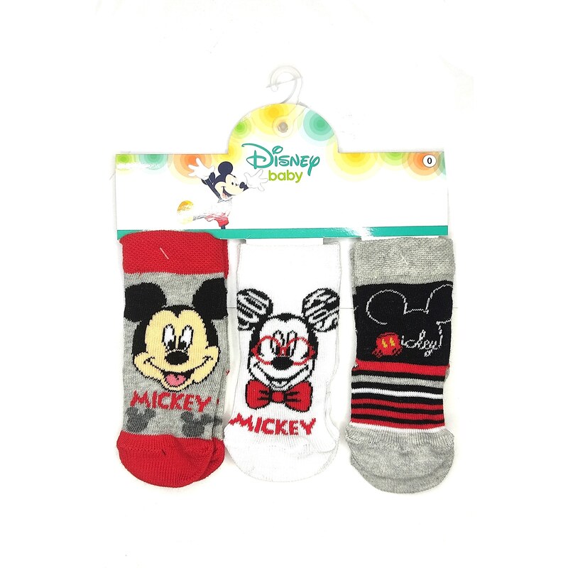 OEM Βρεφικές Κάλτσες Tres Chic “Mickey Mouse” (3 Pack)