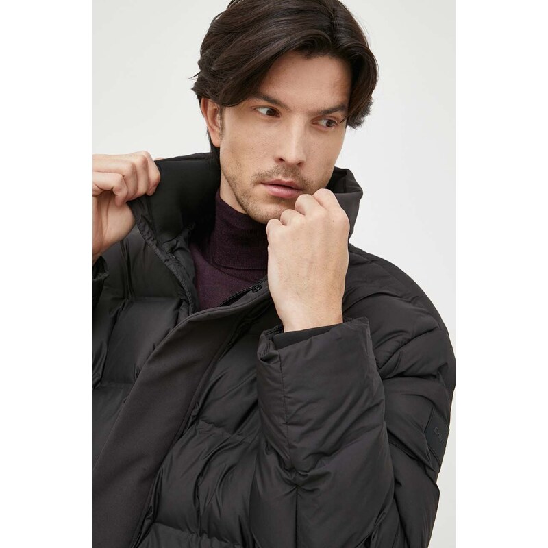 Μπουφάν Calvin Klein χρώμα: μαύρο
