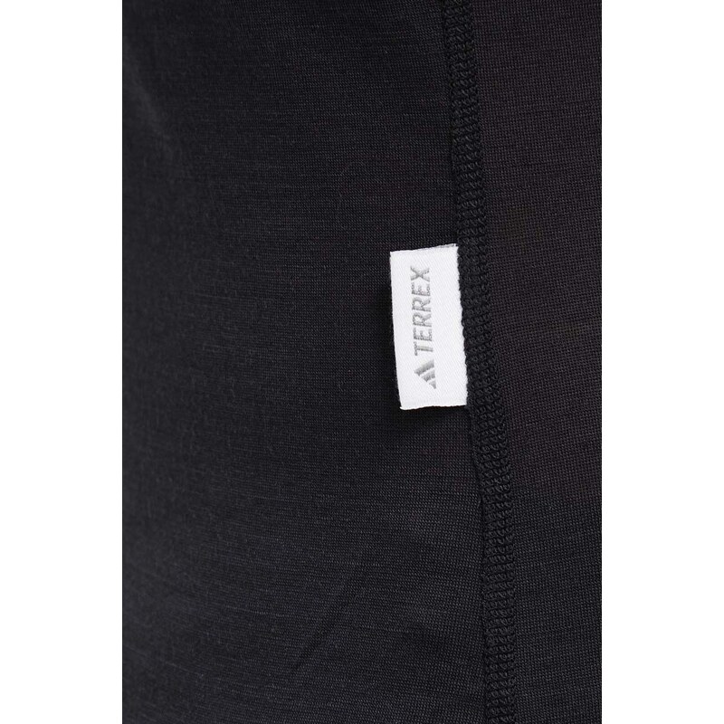 Κοντομάνικη μπλούζα adidas TERREX OUTDOOR χρώμα: μαύρο