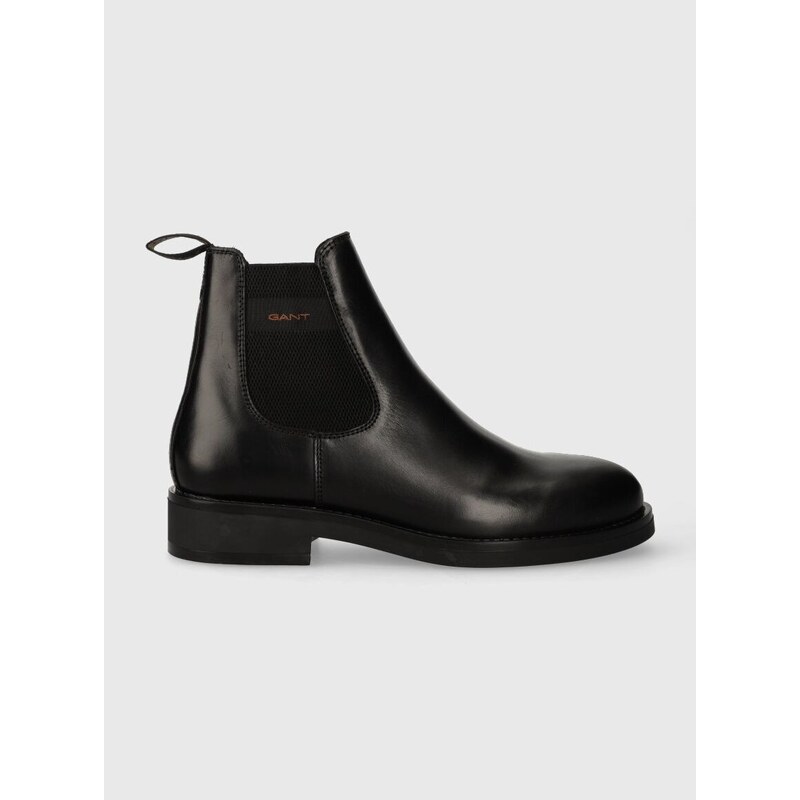 Δερμάτινες μπότες τσέλσι Gant Prepdale χρώμα: μαύρο, 27641420.G00 F327641420.G00