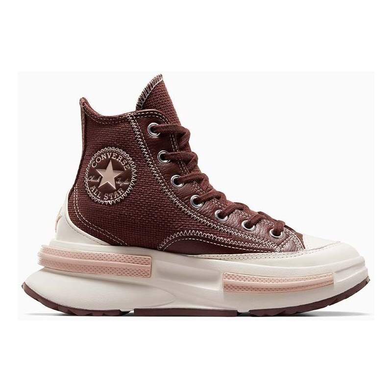 Πάνινα παπούτσια Converse Run Star Legacy CX χρώμα: καφέ, A05256C F3A05256C