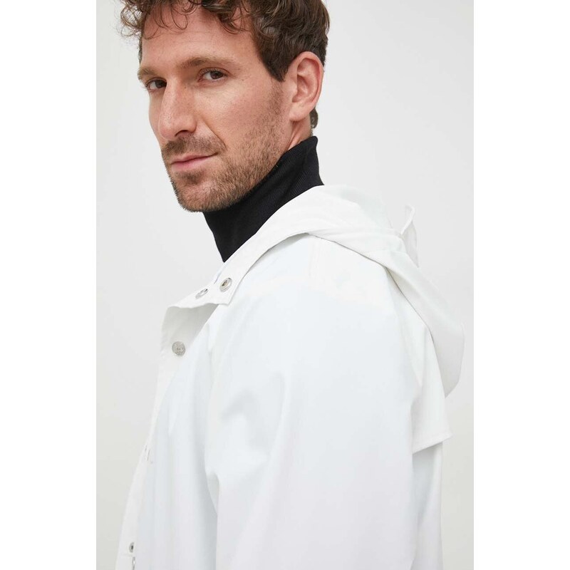 Αδιάβροχο μπουφάν Rains 12010 Jackets χρώμα: άσπρο
