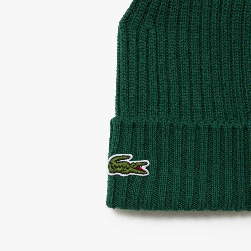 Lacoste Πλεκτός Σκούφος Unisex Ribbed