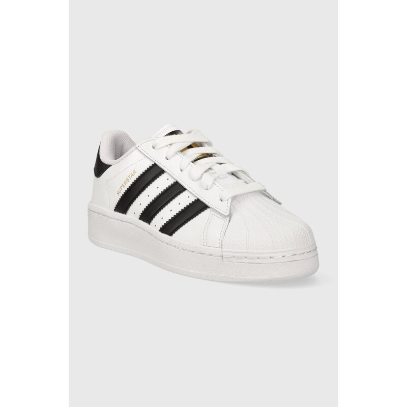 Δερμάτινα αθλητικά παπούτσια adidas Originals Superstar XGL J χρώμα: άσπρο IE6808