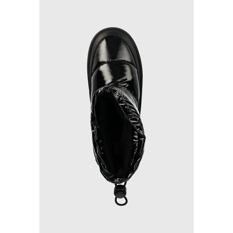 Μπότες χιονιού Tommy Jeans TJW WINTER BOOT χρώμα: μαύρο, EN0EN02252 F3EN0EN02252