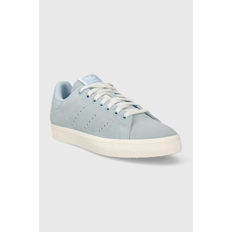 Σουέτ αθλητικά παπούτσια adidas Originals Stan Smith CS χρώμα: μπλε IG2901