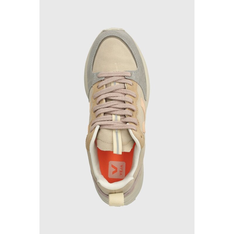 Σουέτ αθλητικά παπούτσια Veja Venturi VC χρώμα: μπεζ VC0303213
