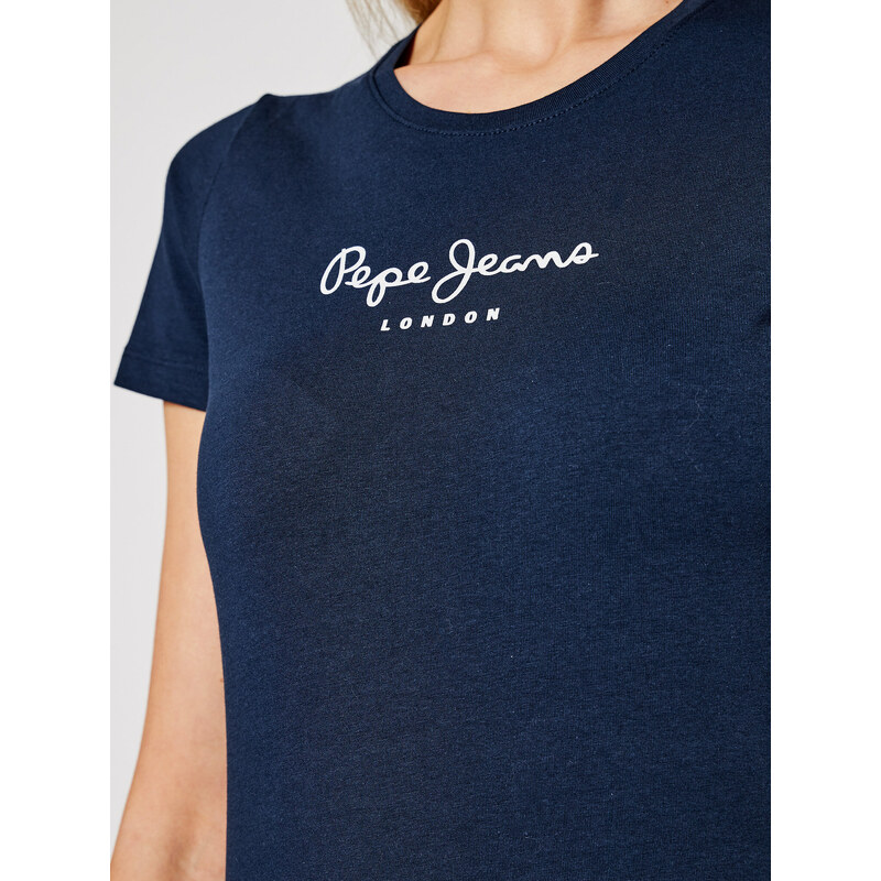 T-shirt Femme Pepe Jeans Perrie - Imprimé Fleurs, Manches Bouffantes Et Détails Froncés | Look Tendance