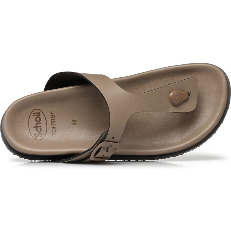 Sandali Donna Scholl Nicole - Comodi Ed Eleganti, Suola In Gomma, Tacco Basso, Fibbia Decorativa