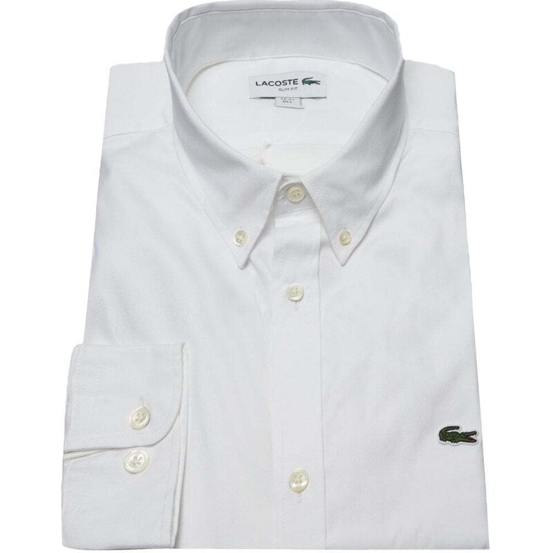 Lacoste Πουκάμισο Premium Cotton Στενή Γραμμή - GLAMI.gr