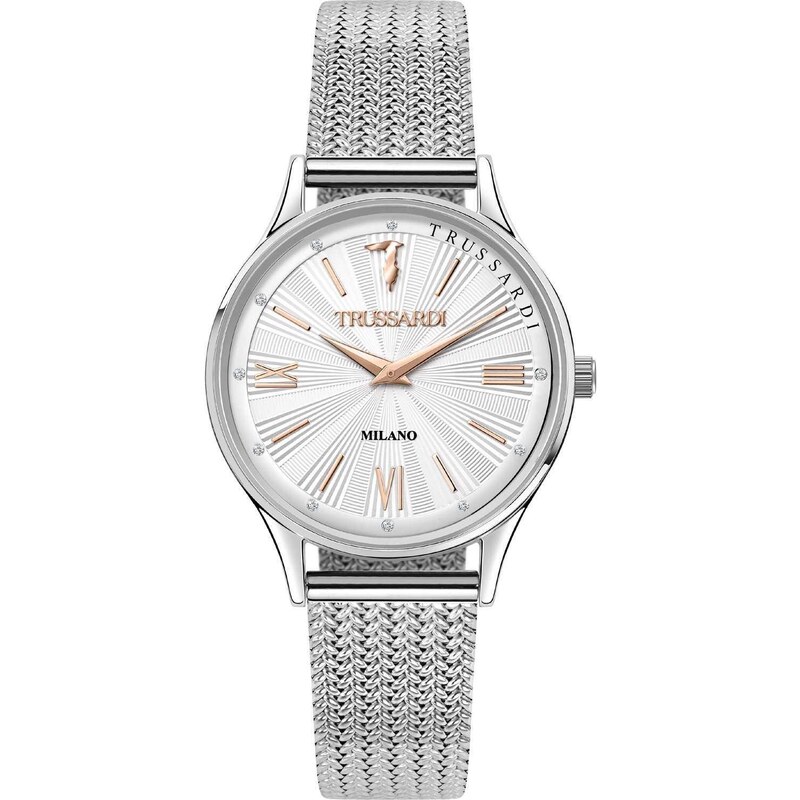 TRUSSARDI T-Star - R2453152503, Silver case with Stainless Steel Bracelet