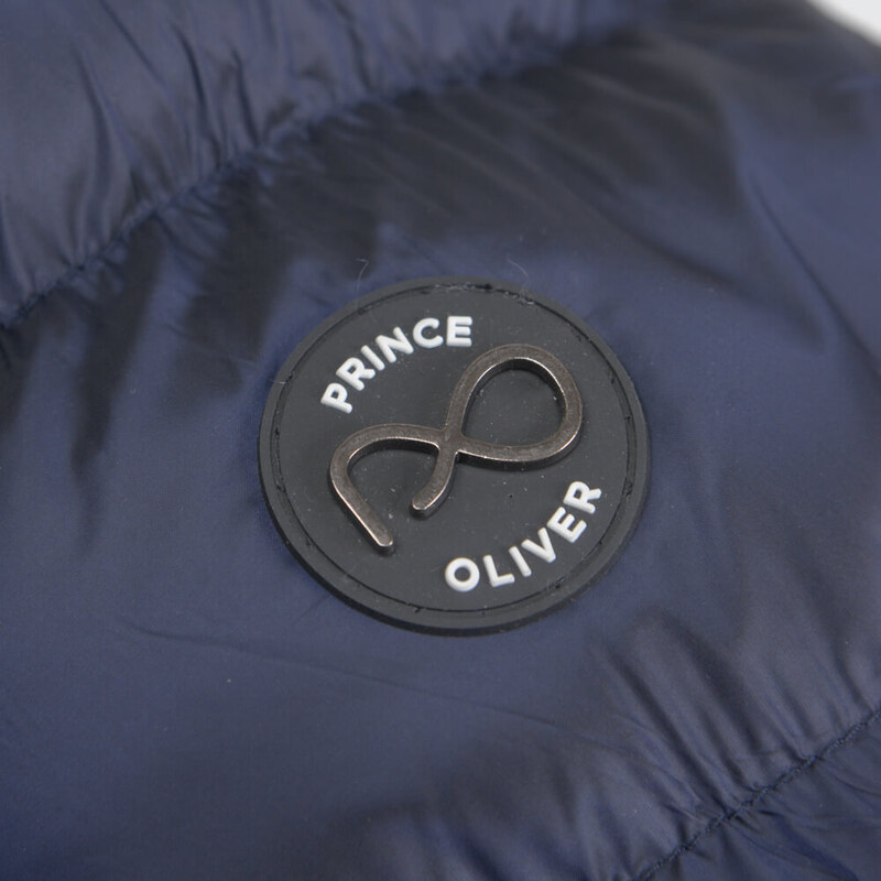 Prince Oliver Puffer Short Jacket Μπλε Σκούρο (Modern Fit)