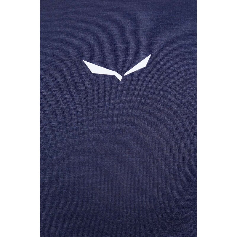 Λειτουργικό μπλουζάκι Salewa χρώμα: ναυτικό μπλε