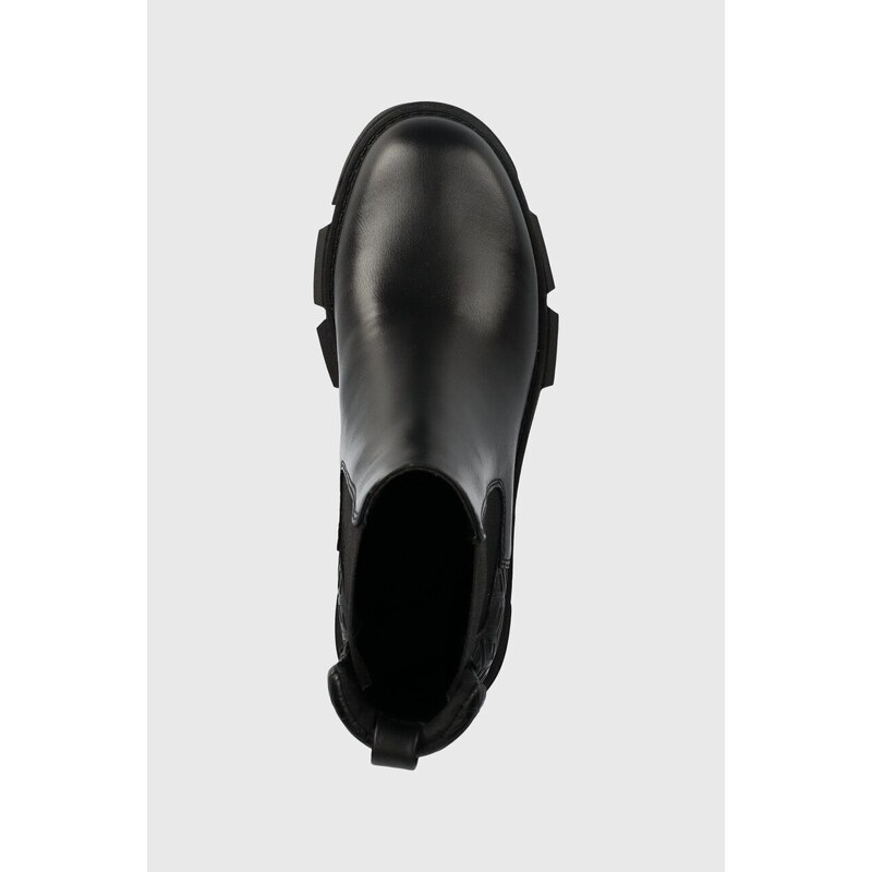 Μπότες τσέλσι Guess MADLA3 χρώμα: μαύρο, FL7M3D ELE10 F3FL7M3D ELE10