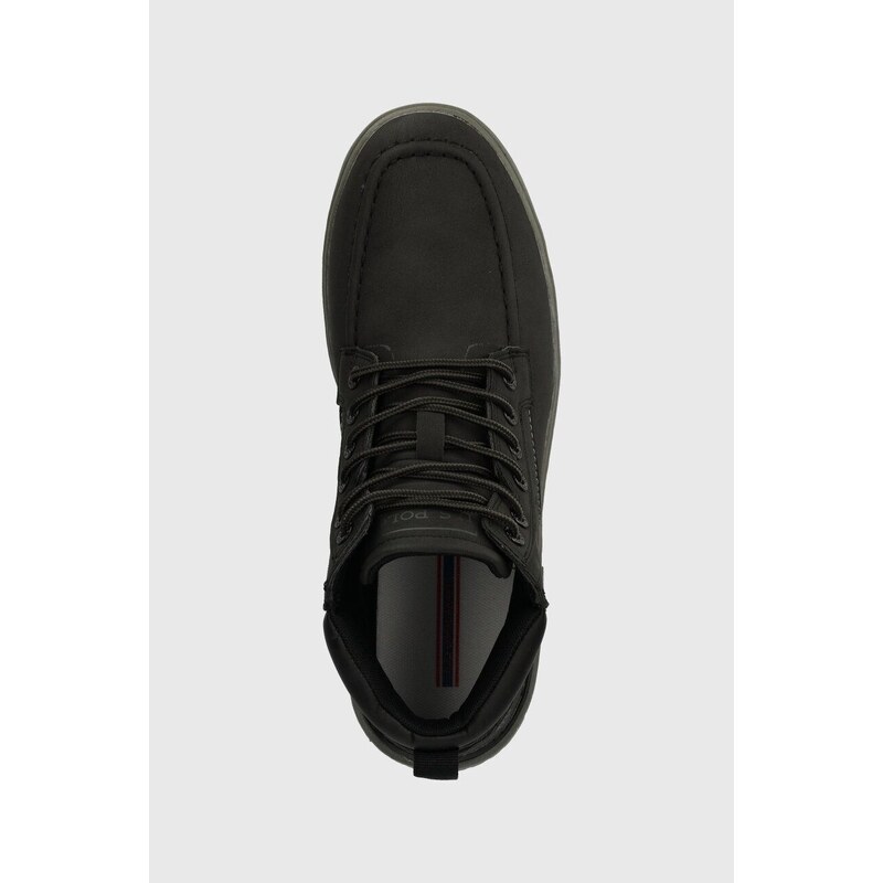 Παπούτσια U.S. Polo Assn. PYRO χρώμα: μαύρο, PYRO002M/CUY1