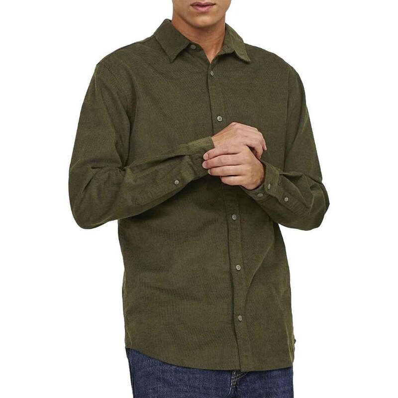 JACK & JONES Herren Langarmhemd JJplain Autumn Check – Standardpassform, Regelmäßige Länge – Klassisches Karohemd Für Herren