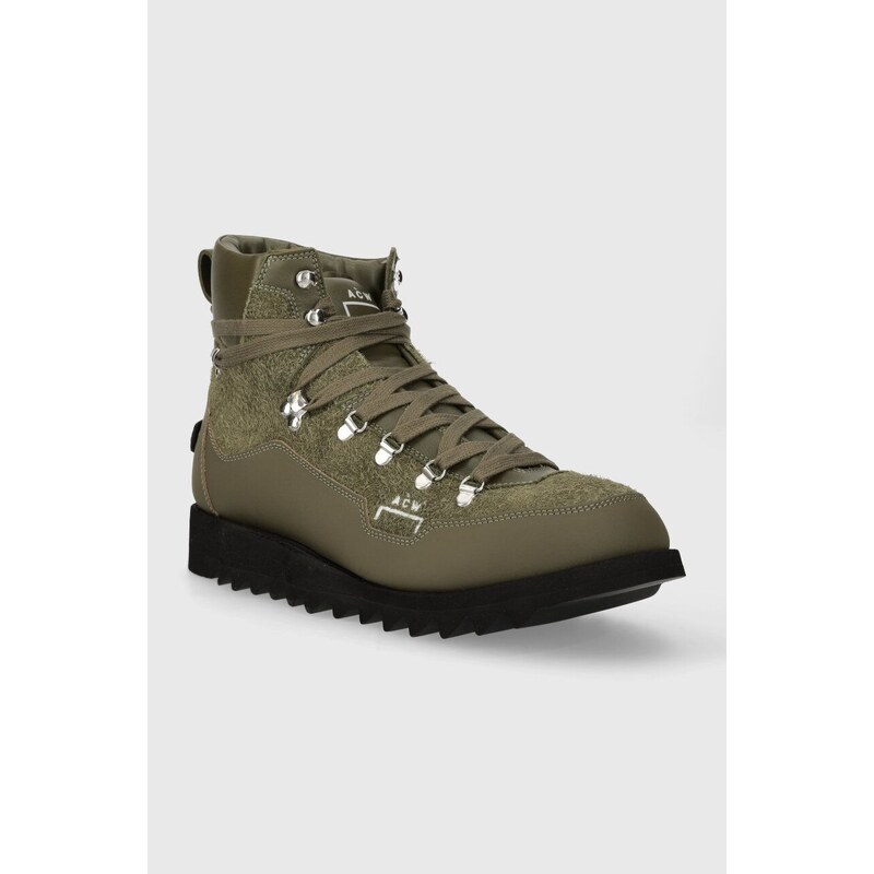 Σουέτ παπούτσια A-COLD-WALL* χρώμα: πράσινο F3ACWUF093