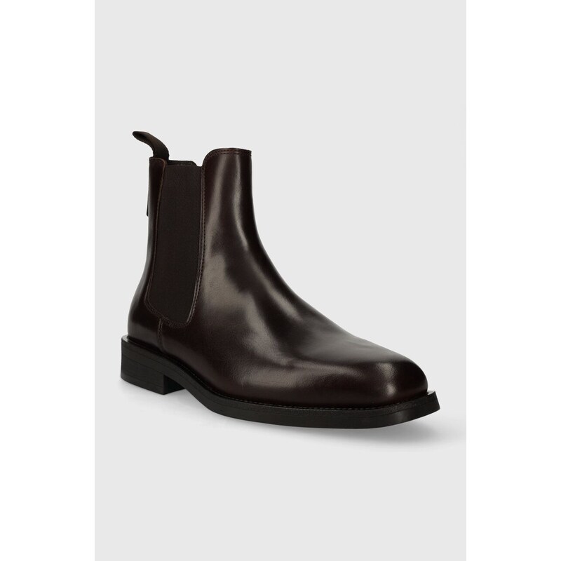 Δερμάτινες μπότες τσέλσι Gant Rizmood χρώμα: καφέ, 27651439.G46 F327651439.G46