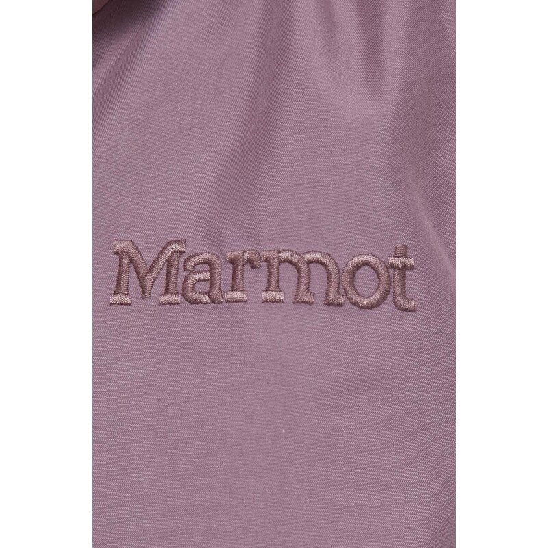 Μπουφάν με επένδυση από πούπουλα Marmot Chalsea χρώμα: μοβ