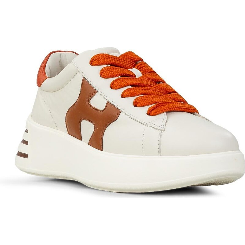 Sneakers Γυναικεία Hogan Λευκό Rebel H564 Allacciato H