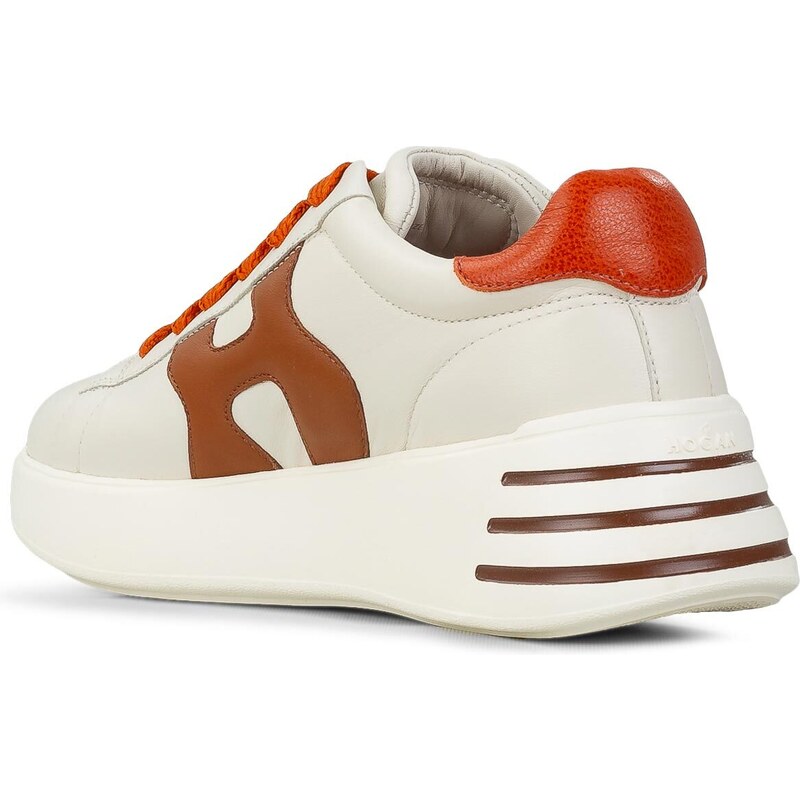 Sneakers Γυναικεία Hogan Λευκό Rebel H564 Allacciato H