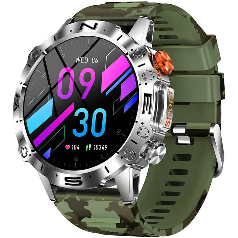 Smartwatch Microwear S59 Pro - Green Camo