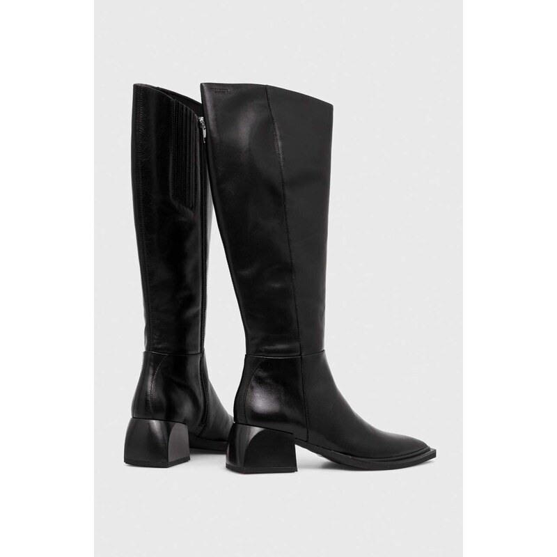 Δερμάτινες μπότες Vagabond Shoemakers VIVIAN γυναικείες, χρώμα: μαύρο, 5453.101.20