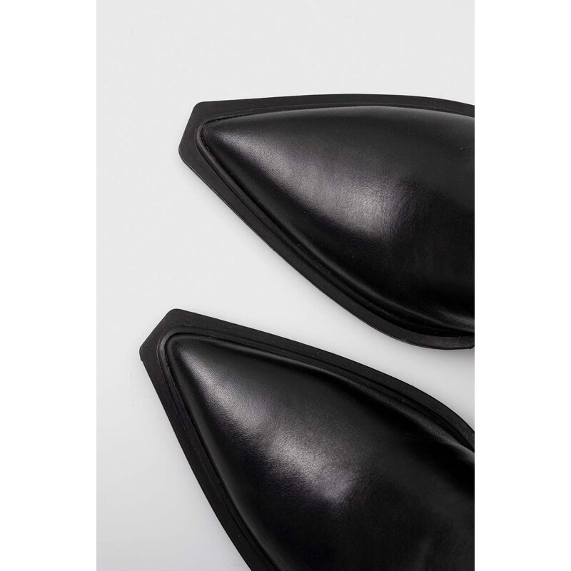 Δερμάτινες μπότες Vagabond Shoemakers VIVIAN γυναικείες, χρώμα: μαύρο, 5453.101.20