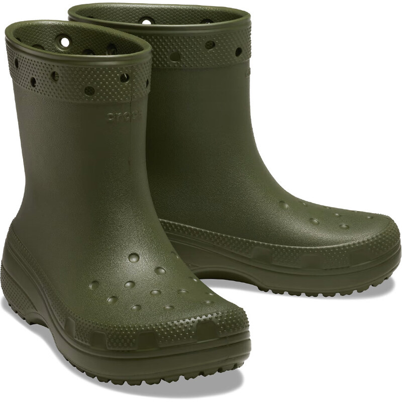 Crocs Classic Boot Army Green Ανατομικές Γαλότσες Χακί (208363-309)